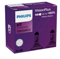 ŽIAROVKY PHILIPS H7 VISION PLUS +60% 12V 55W 2 KS ŽIAROVKY PHILIPS H7 VISION PLUS +60% 12V 55W 2 KS