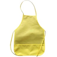 Žlté detské vreckové zástery z netkanej textílie