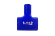 SILIKÓNOVÝ KONEKTOR T-KUS TURBOWORKS MODRÁ 57-25MM SILIKÓNOVÝ KONEKTOR T-KUS TURBOWORKS MODRÁ 57-25MM