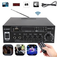 Digitálny zosilňovač s Bluetooth 5.0 prijímačom + diaľkové ovládanie Digitálny zosilňovač s Bluetooth 5.0 prijímačom + diaľkové ovládanie