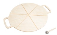 DREVENÁ DOSKA NA PIZZU 35 CM Zadarmo DREVENÁ DOSKA NA PIZZU 35 CM Zadarmo
