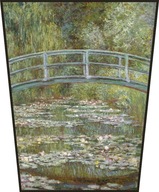 Ekranský most cez jazierko s leknami Monet Ekranský most cez jazierko s leknami Monet