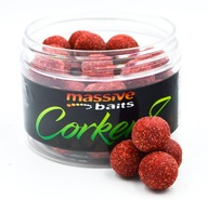 Massive Baits CORKERZ Strawberry Bergamotta 18mm vyvážené háčikové boilies Massive Baits CORKERZ Strawberry Bergamotta 18mm vyvážené háčikové boilies