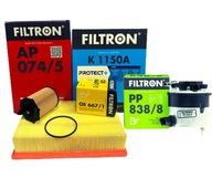 SADA FILTRAČOV FILTRON FORD FOCUS MK2 1.6TDCI SADA FILTRAČOV FILTRON FORD FOCUS MK2 1.6TDCI