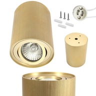 PRIVRCHOVÉ STROPNÉ LED SVIETIDLO GU10, ZLATÁ TRUBKA PRIVRCHOVÉ STROPNÉ LED SVIETIDLO GU10, ZLATÁ TRUBKA