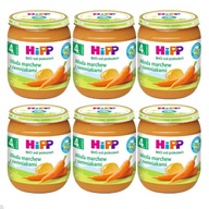 HiPP BIO Mladá mrkvička zo zeme. po 4 mesiacoch 6x125g HiPP BIO Mladá mrkvička zo zeme. po 4 mesiacoch 6x125g