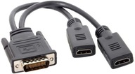 Kábel DMS 59 na 2x HDMI DVA MONITORY Kábel DMS 59 na 2x HDMI DVA MONITORY