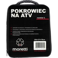 POTAH na štvorkolku veľkosti M 215X125X125CM čierny