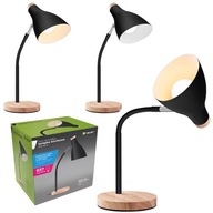 Školská stolová lampa na učenie E27 40W TRACER Scandi čierna Školská stolová lampa na učenie E27 40W TRACER Scandi čierna