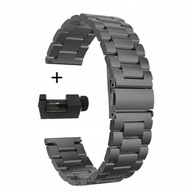 Náramok na hodinky s 24 mm teleskopom, čierny Náramok na hodinky s 24 mm teleskopom, čierny