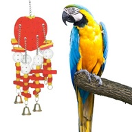 ParrotPlanet Toys- Hračka papagája Jahoda