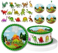 SÚPRAVA TORTOVÝCH TORT DINOSAUROV +15 ZNAKOV + PÍSMENO SÚPRAVA TORTOVÝCH TORT DINOSAUROV +15 ZNAKOV + PÍSMENO