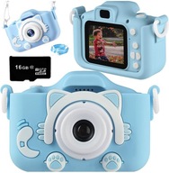 DIGITÁLNA KAMERA SÚPRAVA DETSKEJ KAMERY VIDEOHRY + 16GB KARTA DIGITÁLNA KAMERA SÚPRAVA DETSKEJ KAMERY VIDEOHRY + 16GB KARTA