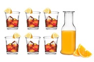 SET KARAFA 500 ml + 6 NÍZKÝCH POHÁR 220 ml SET KARAFA 500 ml + 6 NÍZKÝCH POHÁR 220 ml