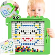 MAGNETICKÁ DOSKA DINO MONTESSORI MOSAIC VEĽKÝ PUZZEL MAGPAD BODKOV MAGNETICKÁ DOSKA DINO MONTESSORI MOSAIC VEĽKÝ PUZZEL MAGPAD BODKOV