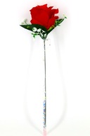 Svietiaca LED ruža 3 režimy na Valentína ČERVENÁ
