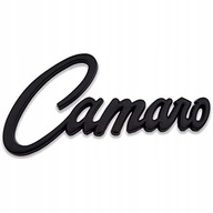 CHEVROLET CAMARO ČIERNY KOVOVÝ ZNAK CHEVROLET CAMARO ČIERNY KOVOVÝ ZNAK