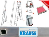 Krause Tribilo hliníkový rebrík 3x12 + polica Krause Tribilo hliníkový rebrík 3x12 + polica