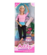 Krásna bábika Anlily 29 cm gymnastka cvičiaca jogu Krásna bábika Anlily 29 cm gymnastka cvičiaca jogu