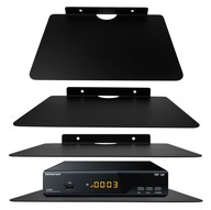 NÁSTENNÁ POLICA PRE DEKODÉR DVD TUNER OBÝVAČKA MODERNÁ 27x 18,5cm MALÝ NÁSTENNÁ POLICA PRE DEKODÉR DVD TUNER OBÝVAČKA MODERNÁ 27x 18,5cm MALÝ