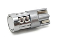 W5W LED T10 žiarovka 12-24V CANBUS 500lm Červená