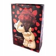 VEĽKÁ TAŠKA NA VALENTÍNSKE DARČEKY, RÔZNE FARBY VEĽKÁ TAŠKA NA VALENTÍNSKE DARČEKY, RÔZNE FARBY