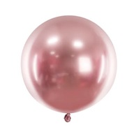 Chrómovaný balón Lesklé ružové zlato obr 60cm Chrómovaný balón Lesklé ružové zlato obr 60cm