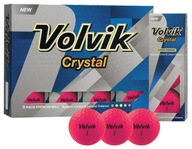 Golfové loptičky VOLVIK Crystal (ružové)