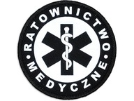 Reflexný znak EMERGENCY EMERGENCY na suchý zips Reflexný znak EMERGENCY EMERGENCY na suchý zips
