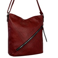 Dámska kabelka Burgundy Messenger Bag A5 Bag