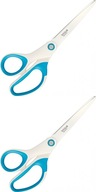 Leitz titánové nožnice 20,5cm bielo-modré x2 Leitz titánové nožnice 20,5cm bielo-modré x2