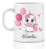Darčekový hrnček JEDNOROŽEC s MENOM + KARTÓN Darčekový hrnček JEDNOROŽEC s MENOM + KARTÓN