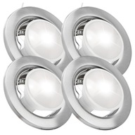 4x KOVOVÁ STROPNÁ LAMPA + HALOGÉN GU10 4x KOVOVÁ STROPNÁ LAMPA + HALOGÉN GU10
