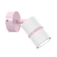 NASTAVITEĽNÁ BODOVÁ NÁSTENNÁ LAMPA PASTEL RUŽOVÁ LAMPA NASTAVITEĽNÁ BODOVÁ NÁSTENNÁ LAMPA PASTEL RUŽOVÁ LAMPA