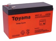 Gélová batéria Toyama NPC 7 12V 7 Ah Deep Cycle