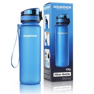 Modrá filtračná fľaša Aquaphor City 500 ml