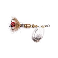 Mepps AGLIA MOUCHE SILVER RED odstredivka 1/3,6g Mepps AGLIA MOUCHE SILVER RED odstredivka 1/3,6g