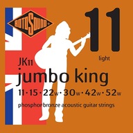 Struny pre akustickú gitaru ROTOSOUND JK11 11-52