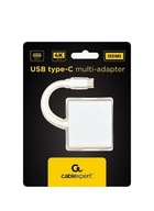 USB adaptér typu C strieborný USB C, USB A 3.0, HDMI USB adaptér typu C strieborný USB C, USB A 3.0, HDMI