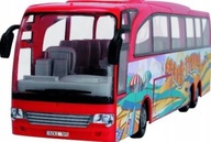 MESTSKÝ CESTOVNÝ TURISTICKÝ AUTOBUS 30cm ČERVENÝ MESTSKÝ CESTOVNÝ TURISTICKÝ AUTOBUS 30cm ČERVENÝ