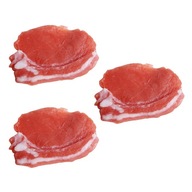 3ks Falošná slanina Falošné mäsové jedlo