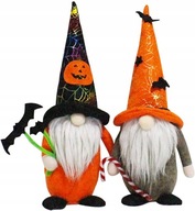 2ks Halloweenske dekorácie na metlu pre bábiky