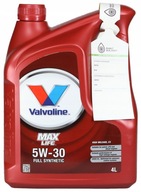 VALVOLINE MAXLIFE C3 SN/CF Dexos2 5W30 4L