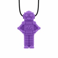 ROBOT LOGOPEDICKÝ NÁHRDELNÍK Z TVRDÉHO FIALOVÉHO ZÚSKA ROBOT LOGOPEDICKÝ NÁHRDELNÍK Z TVRDÉHO FIALOVÉHO ZÚSKA