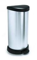 Odpadkový kôš Curver Deco Bin 2150 40 l strieborný