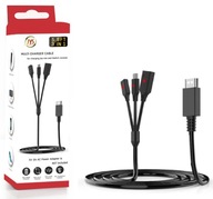 3v1 USB TYPE-C nabíjací kábel USB-C pre 2x Joy-Con + Nintendo Switch OLED 3v1 USB TYPE-C nabíjací kábel USB-C pre 2x Joy-Con + Nintendo Switch OLED