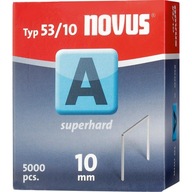 Spony z jemného drôtu A typ 53/10 mm 5000 ks Novus Spony z jemného drôtu A typ 53/10 mm 5000 ks Novus