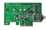 DISKOVÝ ADAPTÉR M.2 Kľúč M ALEBO 2.5 SF 8643 NA PCIe x4