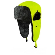 Zateplená zimná čiapka Ushanka, reflexná žltá, veľkosť 59 Zateplená zimná čiapka Ushanka, reflexná žltá, veľkosť 59