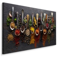 Obrázok do kuchyne SPICES Príbor Bylinky 120x80 Obrázok do kuchyne SPICES Príbor Bylinky 120x80